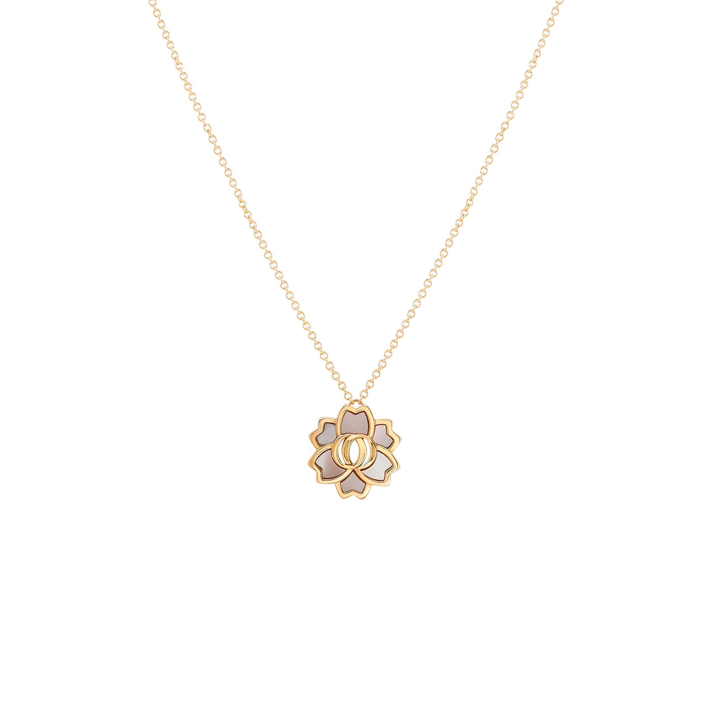 OSJ32 NECKLACE ROSEATE PINK MOP