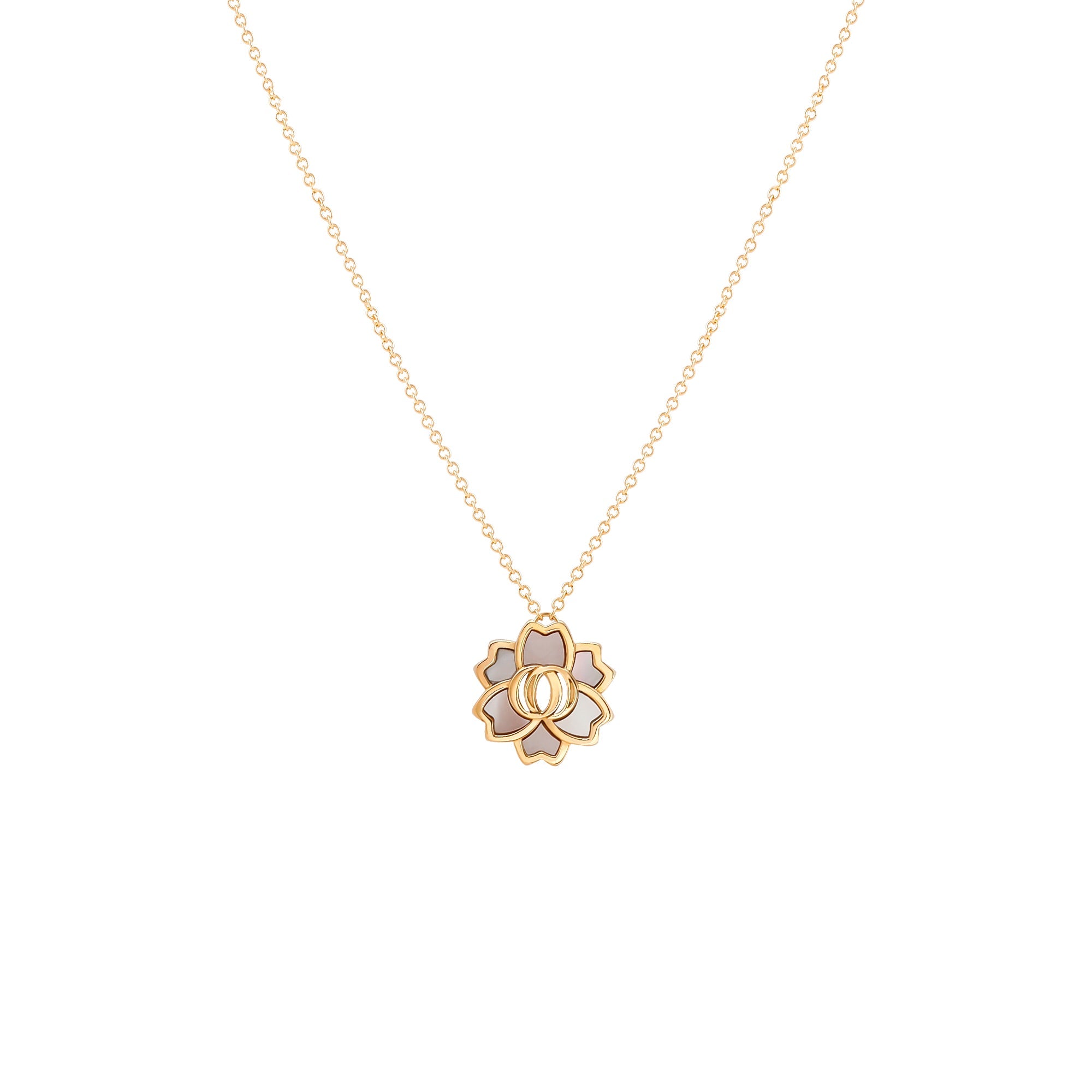 OSJ32 NECKLACE ROSEATE PINK MOP