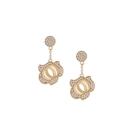 OSJ36 Ladies Earrings Camelia